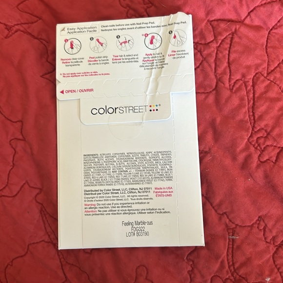 Unopened fun nail polish strips- set of 3 - Picture 5 of 7